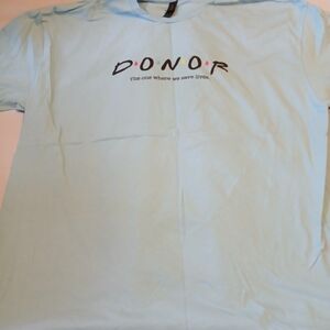 Gildan Sky Blue Donor Tee